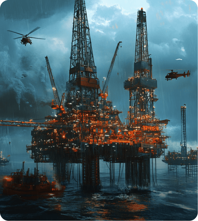 Oil and Gas illustration